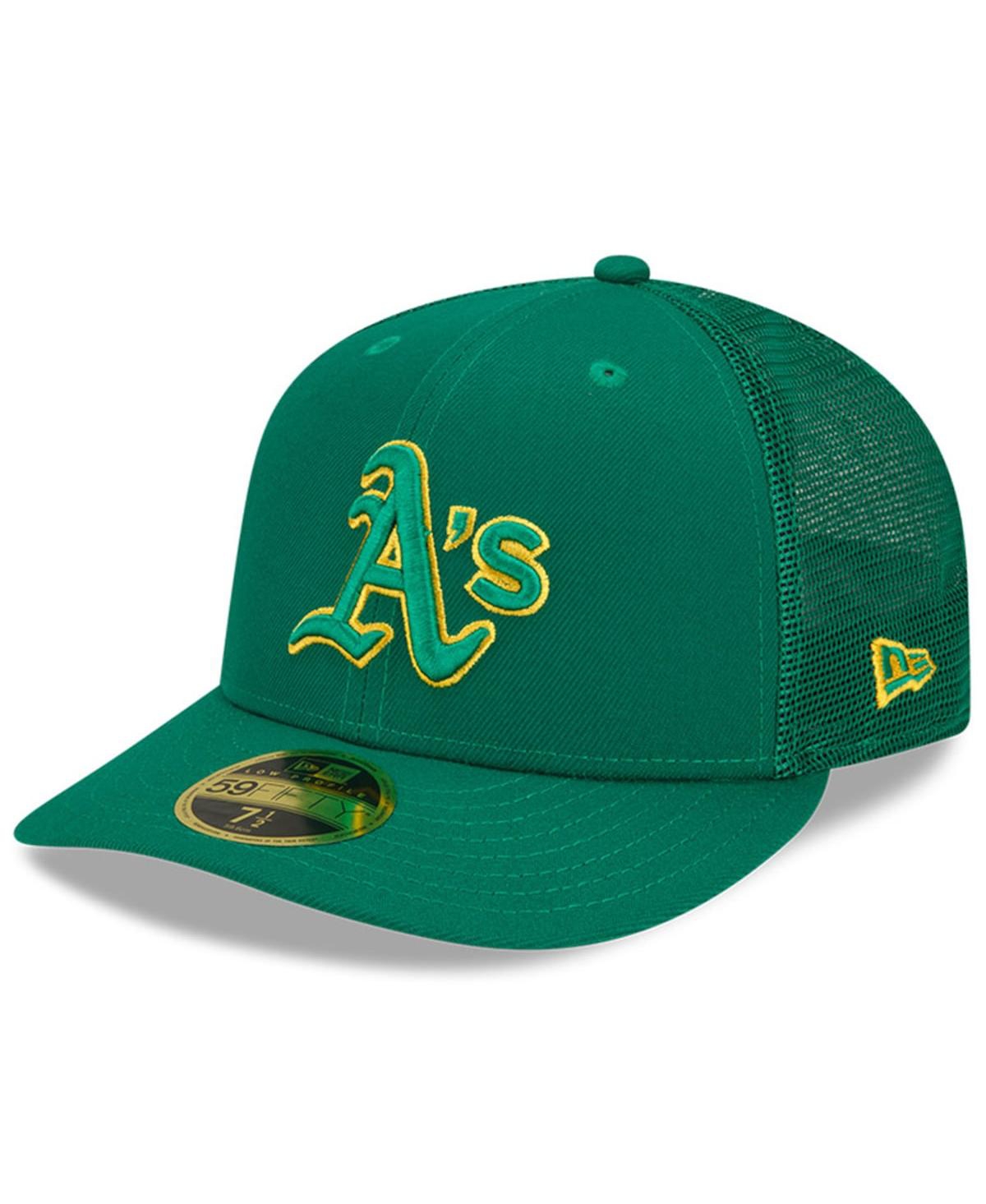 Shop New Era Men's  Green Oakland Athletics 2022 Batting Practice Low Profile 59fifty Fitted Hat