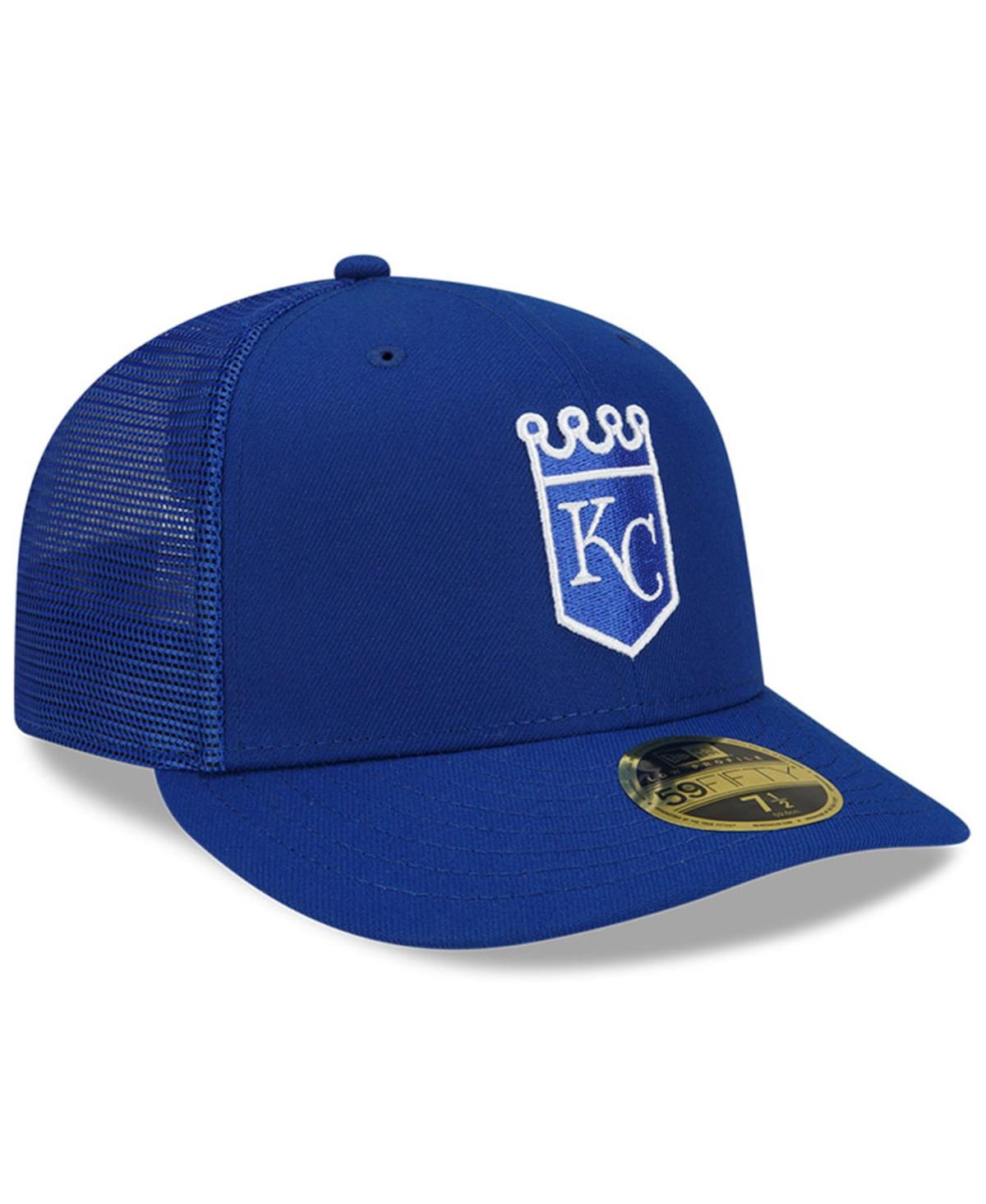 Shop New Era Men's  Royal Kansas City Royals 2022 Batting Practice Low Profile 59fifty Fitted Hat
