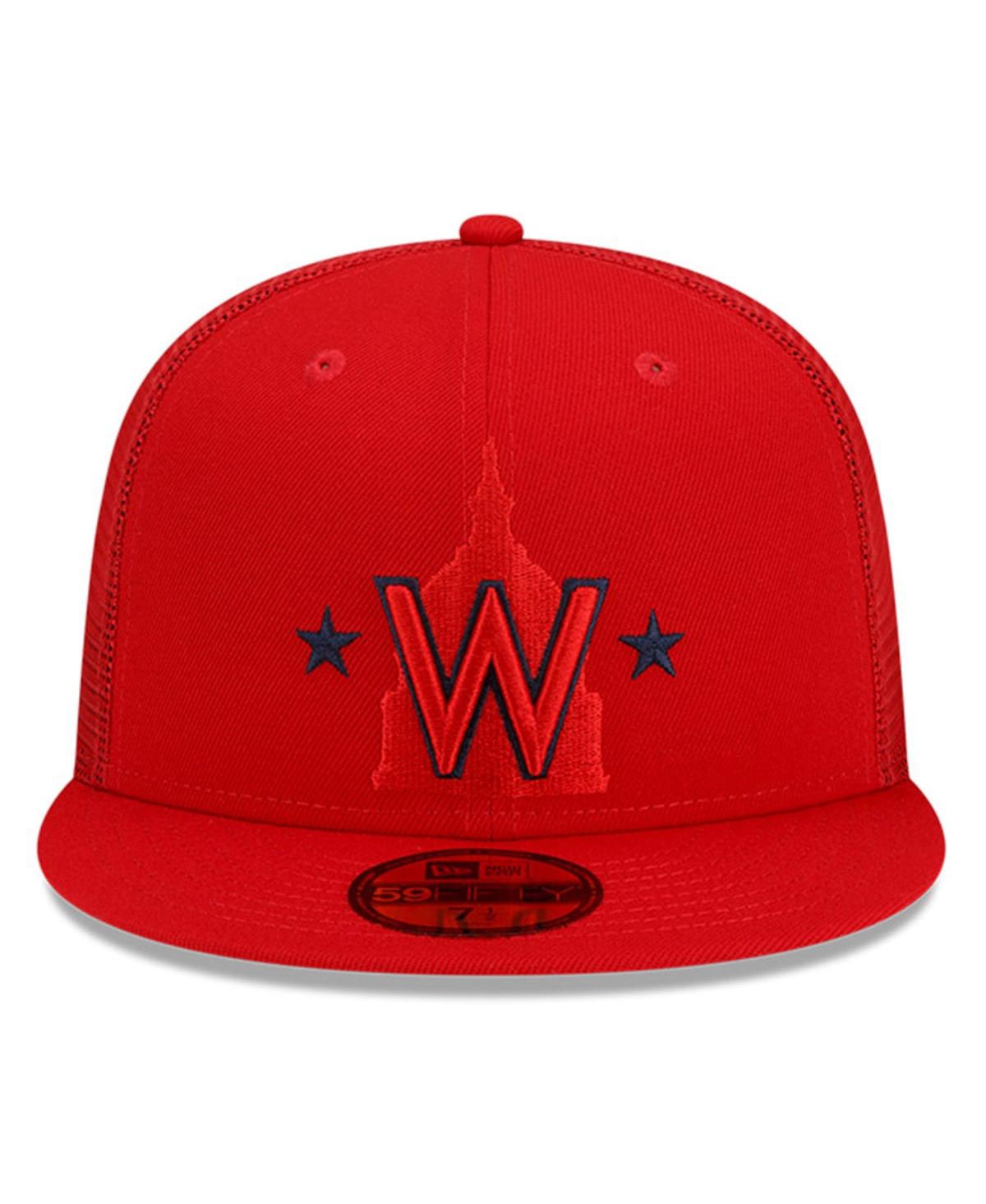 Shop New Era Men's  Red Washington Nationals 2022 Batting Practice 59fifty Fitted Hat