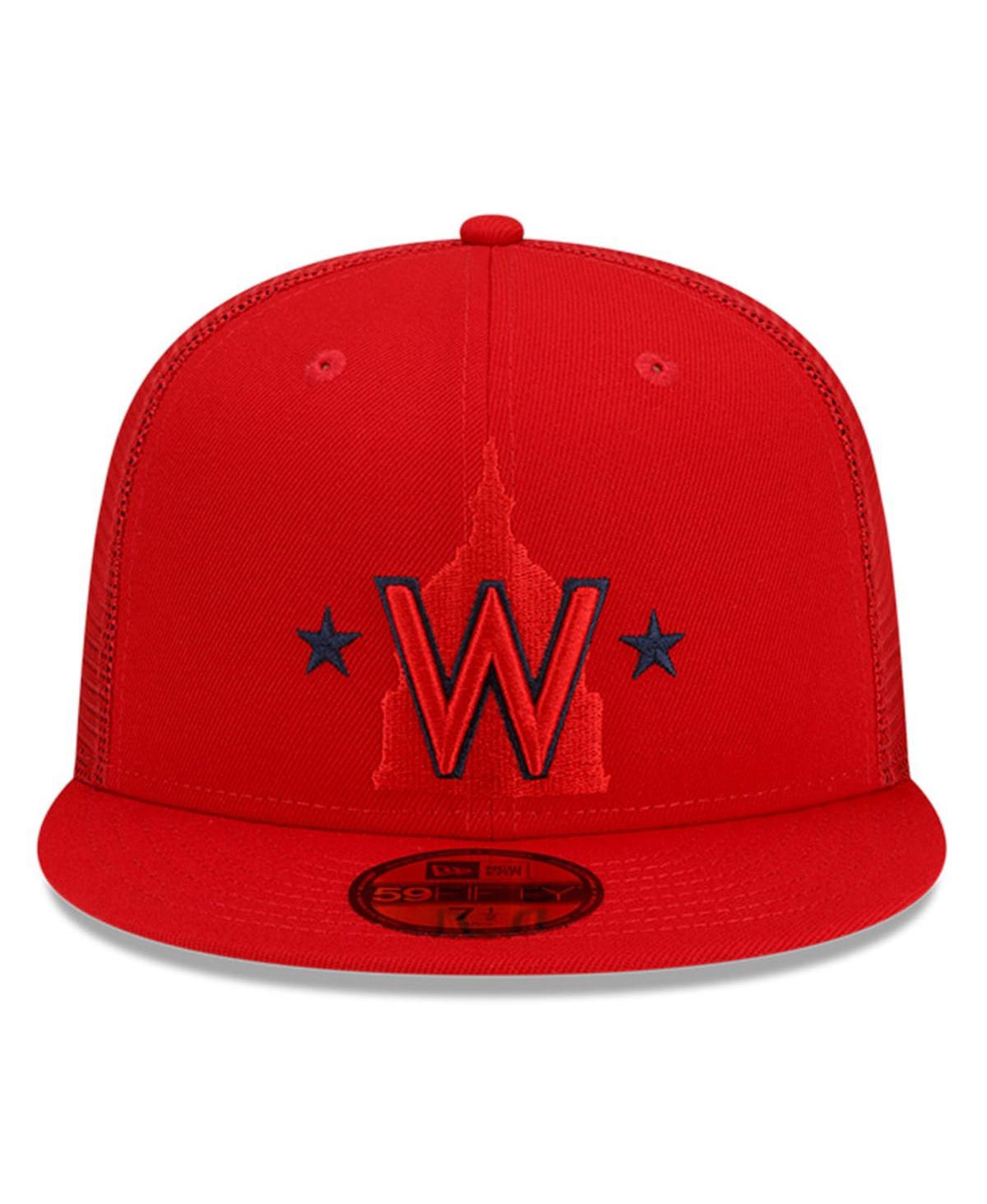 Men's New EraWashington Nationals 2022 Batting Practice 59FIFTY Fitted Hat - Red