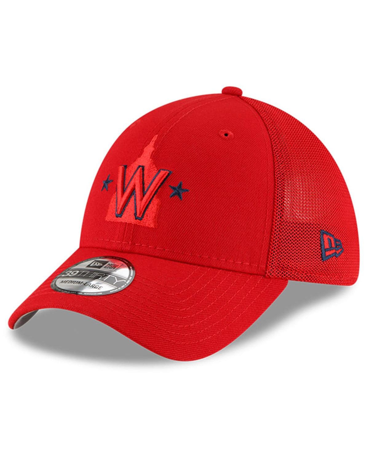 Shop New Era Men's  Red Washington Nationals 2022 Batting Practice 39thirty Flex Hat