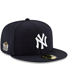 Men's Derek Jeter Navy New York Yankees 5x World Series Champion Side Patch 59FIFTY Fitted Hat