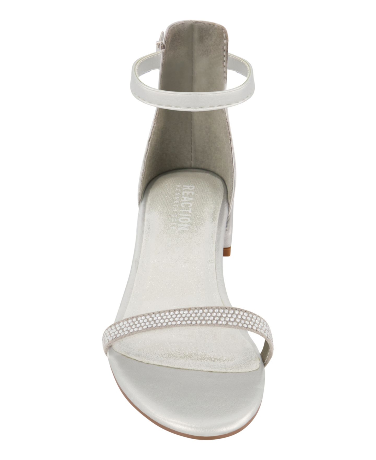 Сандалии Kenneth Cole New York Ankle Strap Sandals для девочек, цвет: Серебряный — фото 7