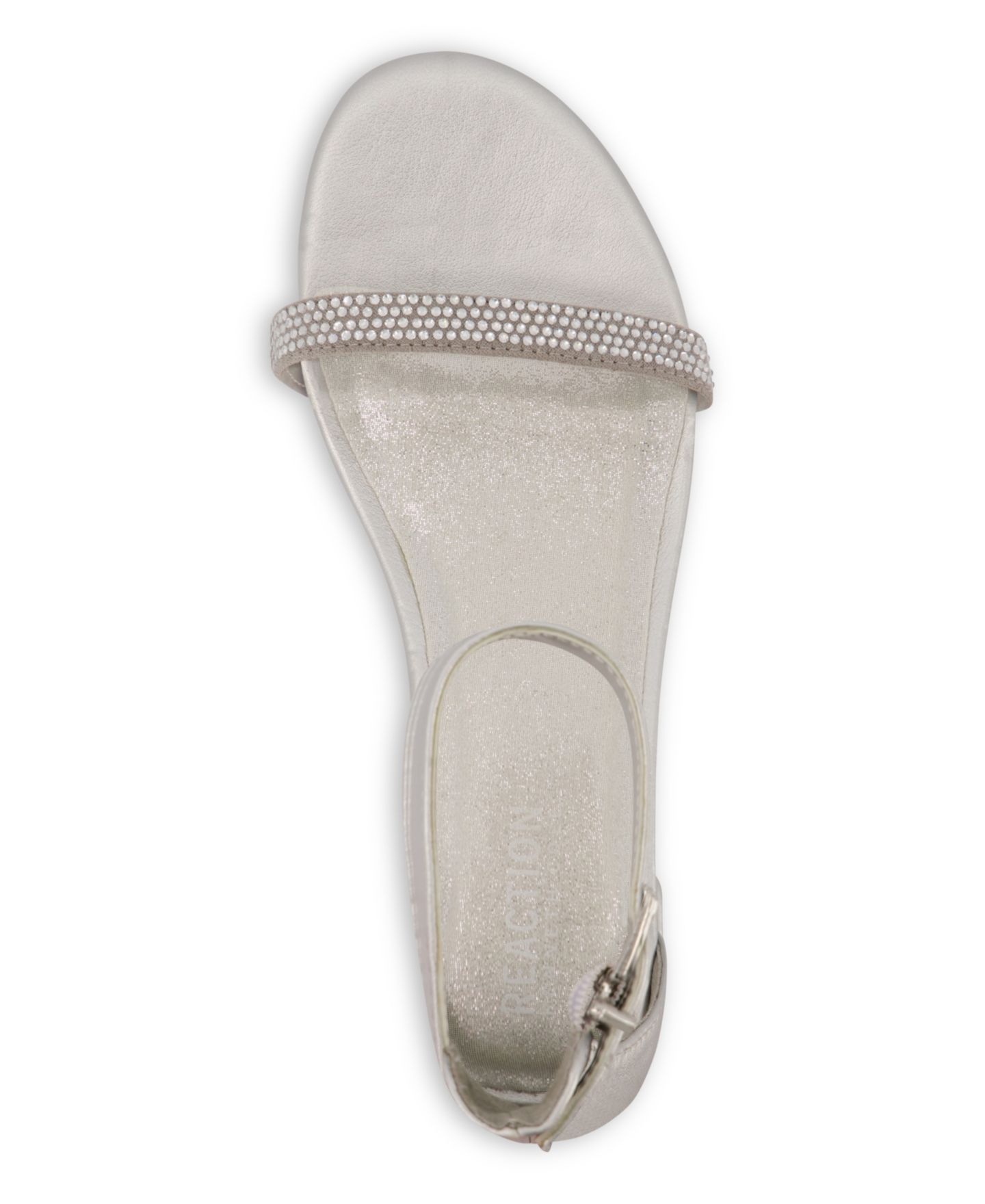 Сандалии Kenneth Cole New York Ankle Strap Sandals для девочек, цвет: Серебряный — фото 4