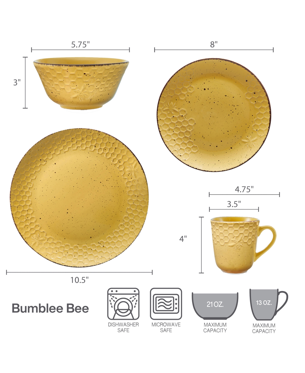 Pfaltzgraff Bumblebee Dinnerware Set