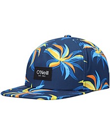 Men's Navy Flora Snapback Hat