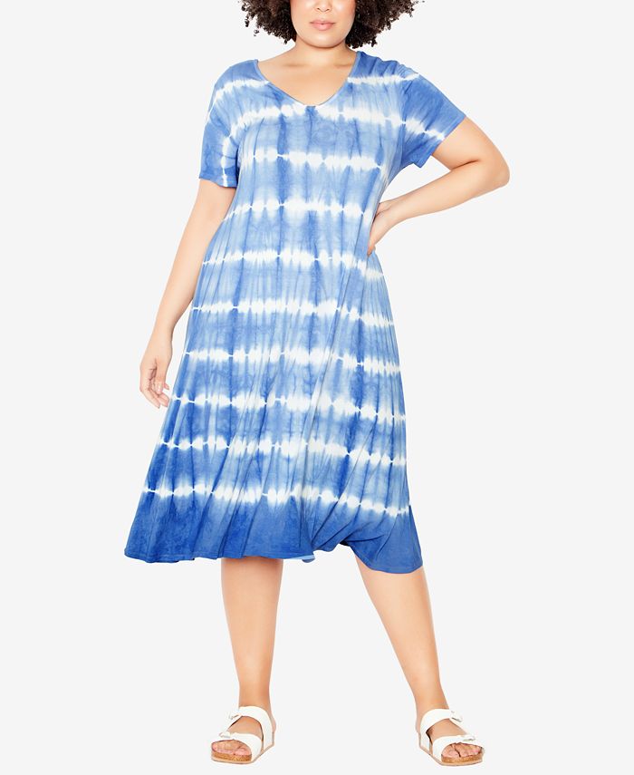 Macy's tie dye maxi dress deals
