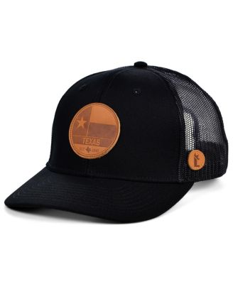 Men's Black Texas Local Crowns Established Trucker Snapback Adjustable ...