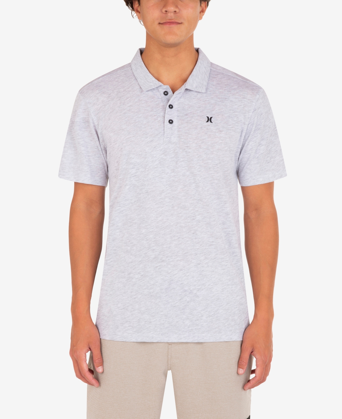 Shop Hurley Men's Ace Vista Short Sleeve Polo Shirt In White