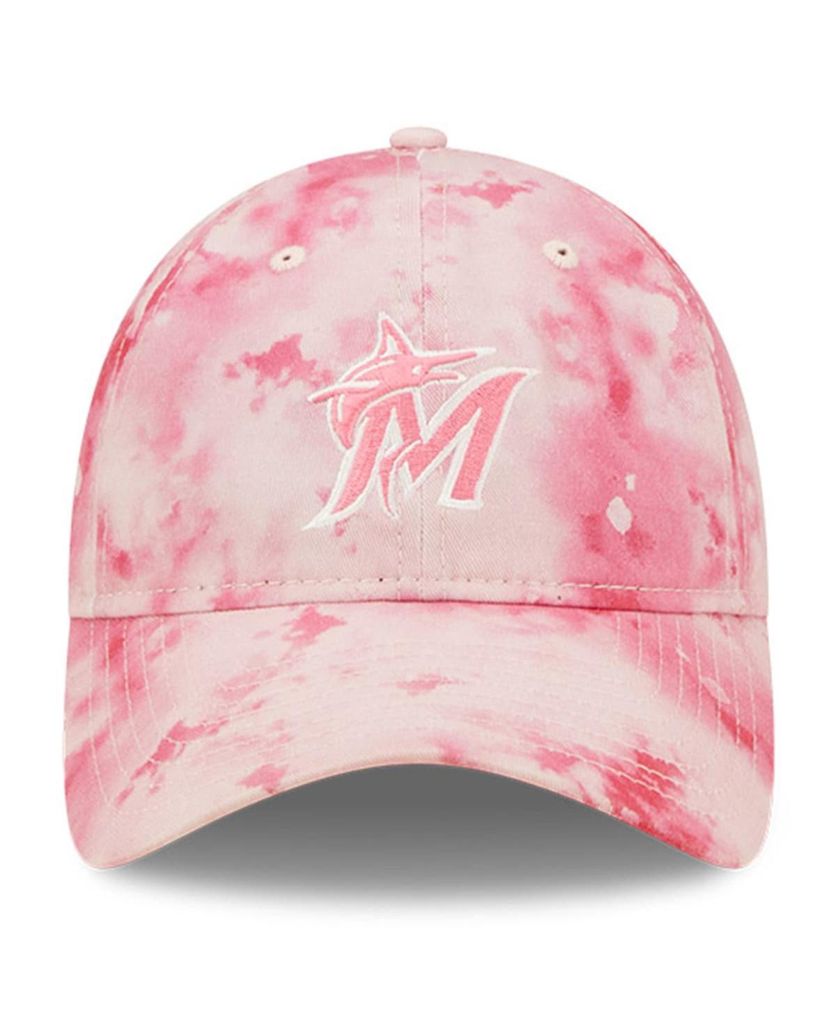 Shop New Era Women's  Pink Miami Marlins 2022 Mother's Day 9twenty Adjustable Hat