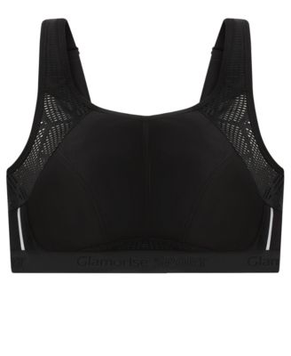 Full Figure Plus Size No-Sweat Mesh Sports Wirefree Bra 1068