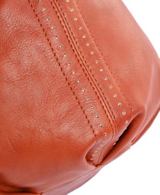 Women's Genuine Leather Pumpkin Bucket Bag