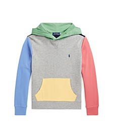 Big Boys Color-Blocked Spa Terry Hoodie Sweatshirt