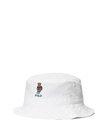 Big Boys Polo Bear Twill Bucket Hat