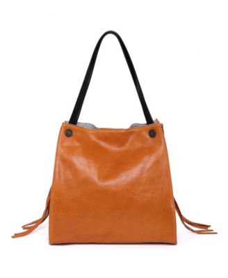 Daisy Large Leather Crossbody Tote Bag