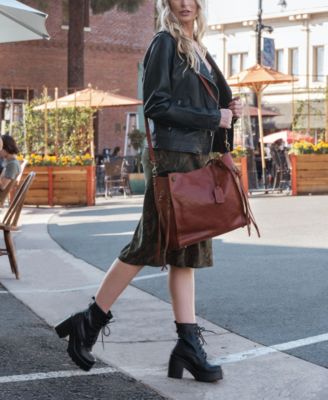 Women's Genuine Leather Daisy Tote Bag