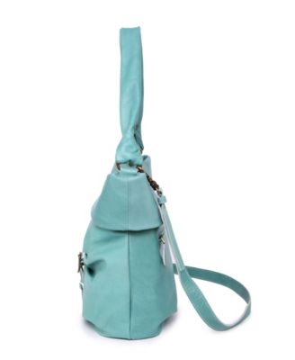 Sweet Lotus Leather Bucket Bag