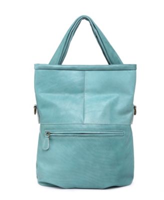 Sweet Lotus Leather Bucket Bag