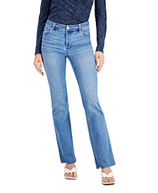 Petite Mid-Rise Bootcut Jeans, Created for Macy's