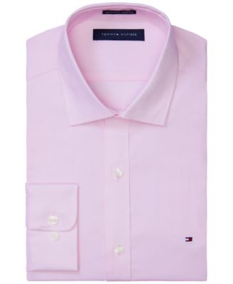 Tommy Hilfiger - Men's Classic/Regular-Fit Performance Stretch Solid Dress Shirt
