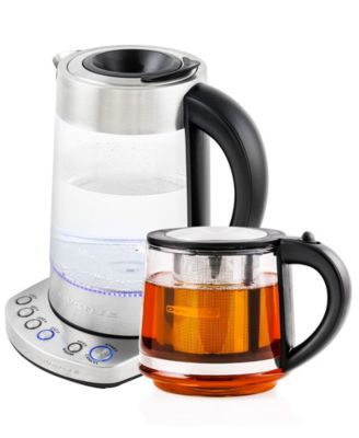 Art & Cook 1.7L Glass Electric Tea Kettle With Infuser - Macy's