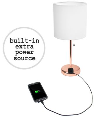 Stick Lamp with Charging Outlet