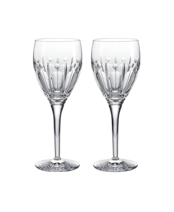 Waterford Winter Wonders Rose Wine Glass Set, 2 Pieces Macy's