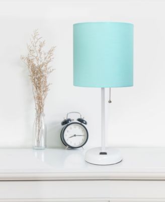 Stick Lamp with Charging Outlet, Set of 2