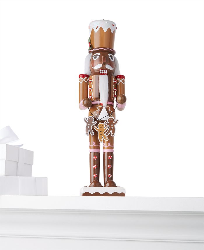 Holiday Lane 15" Gingerbread Nutcracker, Created for Macy's Macy's