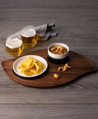 Kona Wood Wave Serving Tray, 16.75"