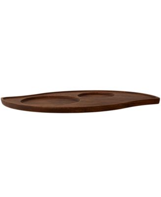 Kona Wood Wave Serving Tray, 16.75"