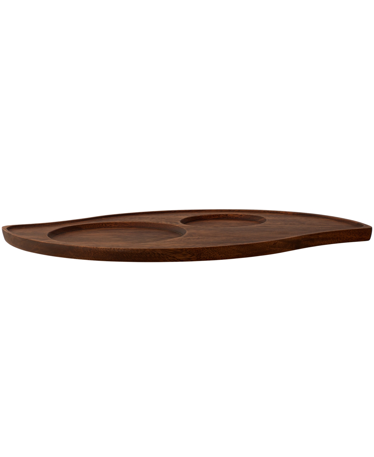 Noritake Kona Wood Wave Serving Tray,