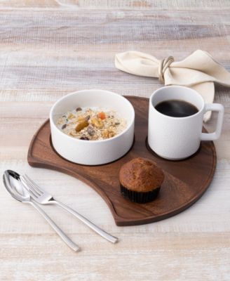 Kona Wood Crescent Serving Tray, 13"