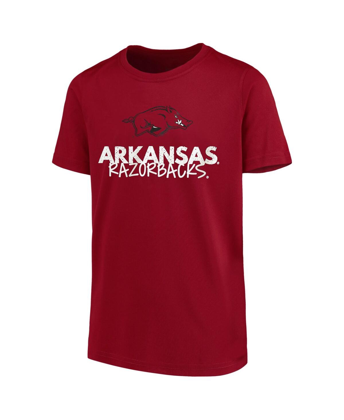 Shop Two Feet Ahead Big Boys Cardinal Arkansas Razorbacks Crew Neck T-shirt