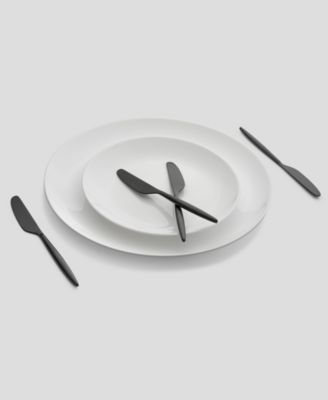 Gaze Black Satin Spreaders Set, 4 Piece