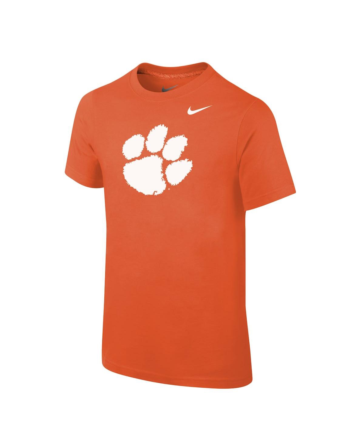 Shop Nike Big Boys  Orange Clemson Tigers Disney+ 4a½ Player T-shirt