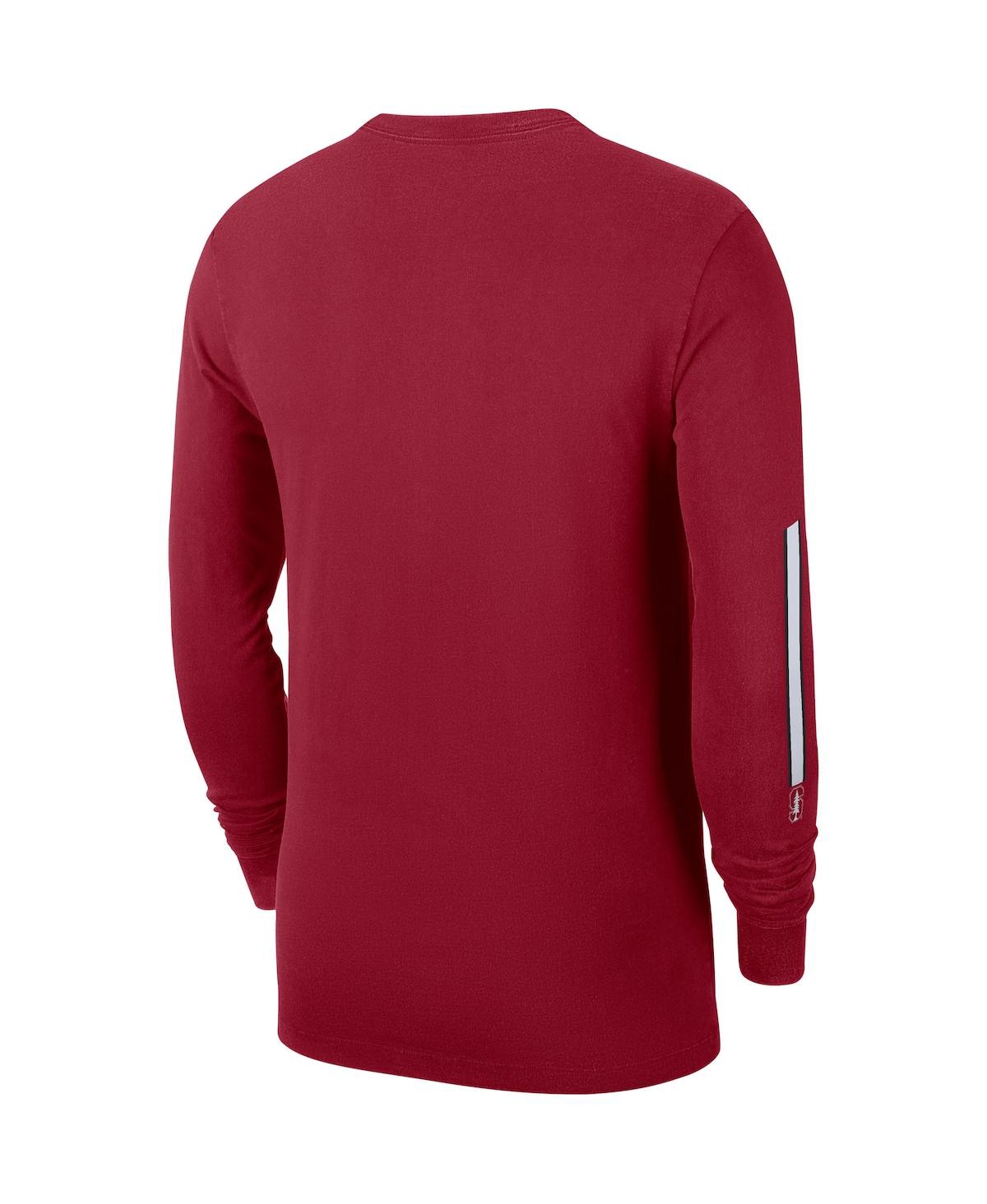 Men's NikeStanfordWord Long Sleeve T-shirt - Cardinal