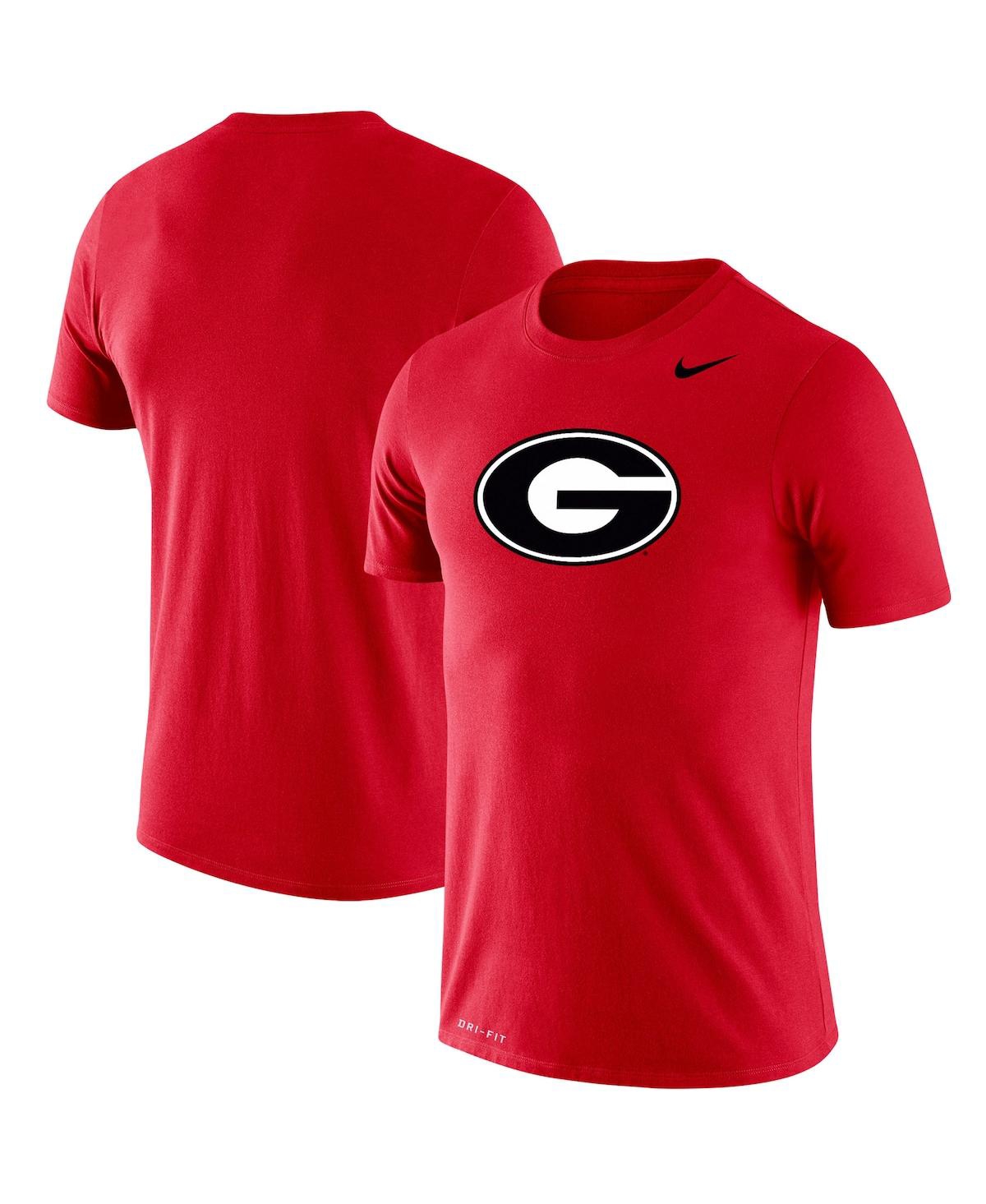 Men's Nike Red Georgia Bulldogs School Logo Legend Performance T-shirt