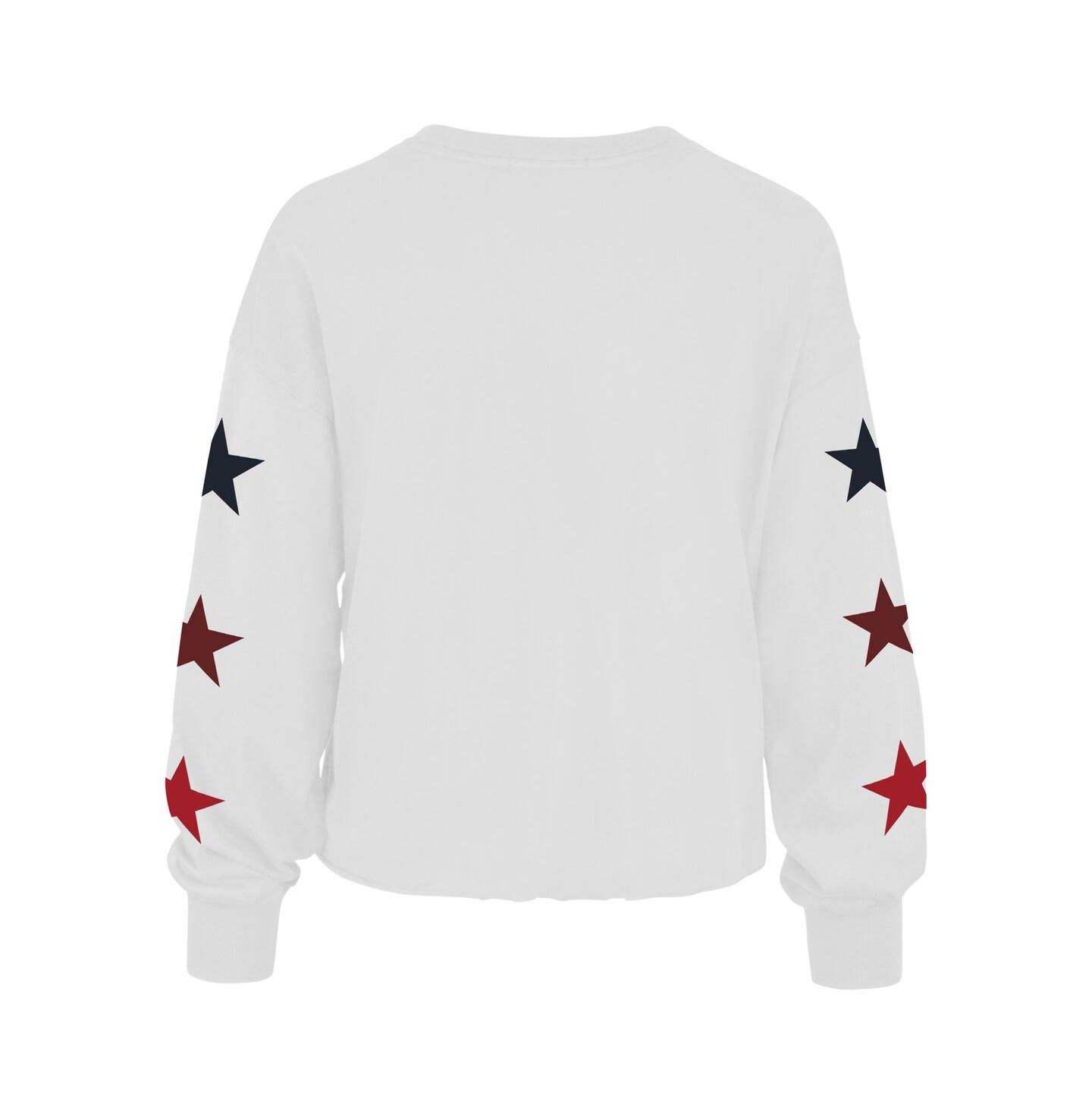 Женская футболка '47 Brand White Brooklyn Nets 2021/22 City Edition Call Up Parkway Long Sleeve — фото 4
