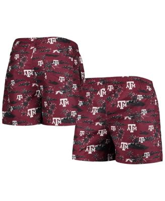 Men's Maroon Texas A&M Aggies Island Palm Swim Trunks