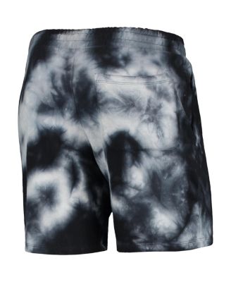 Men's Black Phoenix Suns Fleece Tie-Dye Shorts