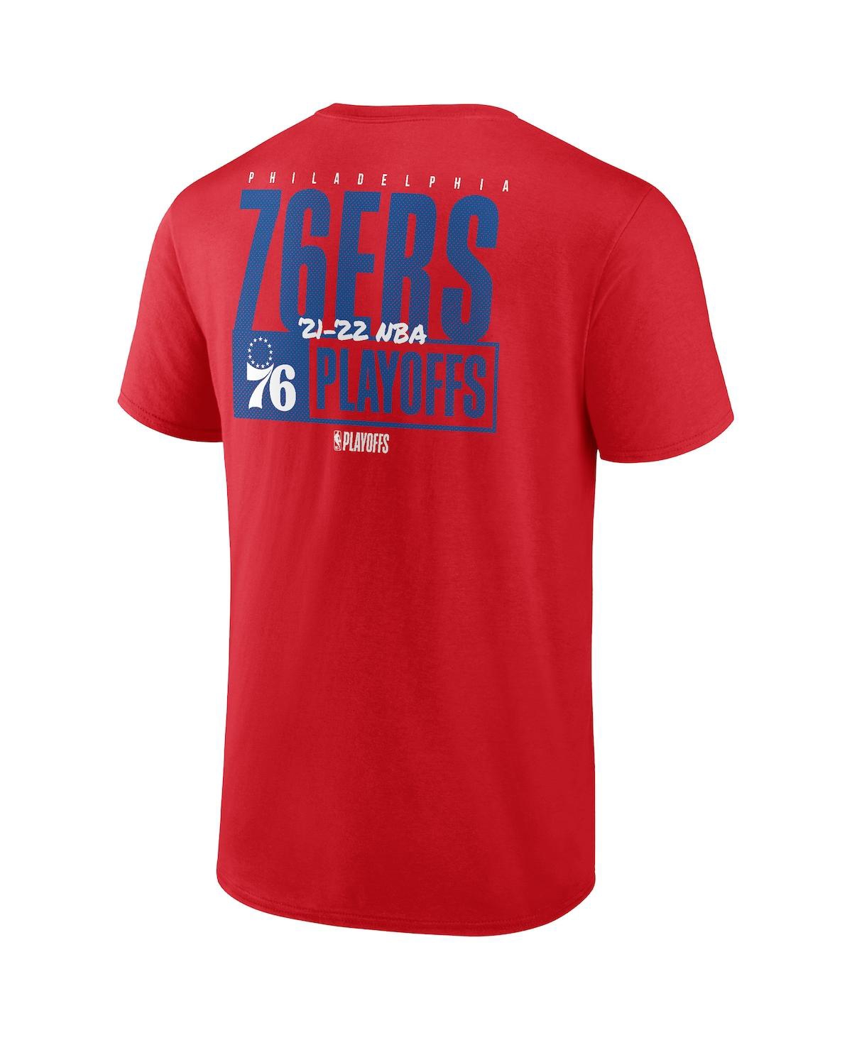Men's FanaticsPhiladelphia 76ers 2022 Nba Playoffs Dunk T-shirt - Red