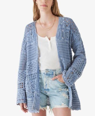 Cotton Crochet Cardigan 