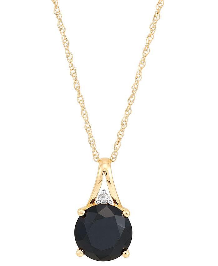 Macy's onyx necklace on sale