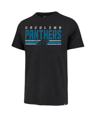 '47 Brand Men's '47 Black Carolina Panthers Team Stripe T-shirt