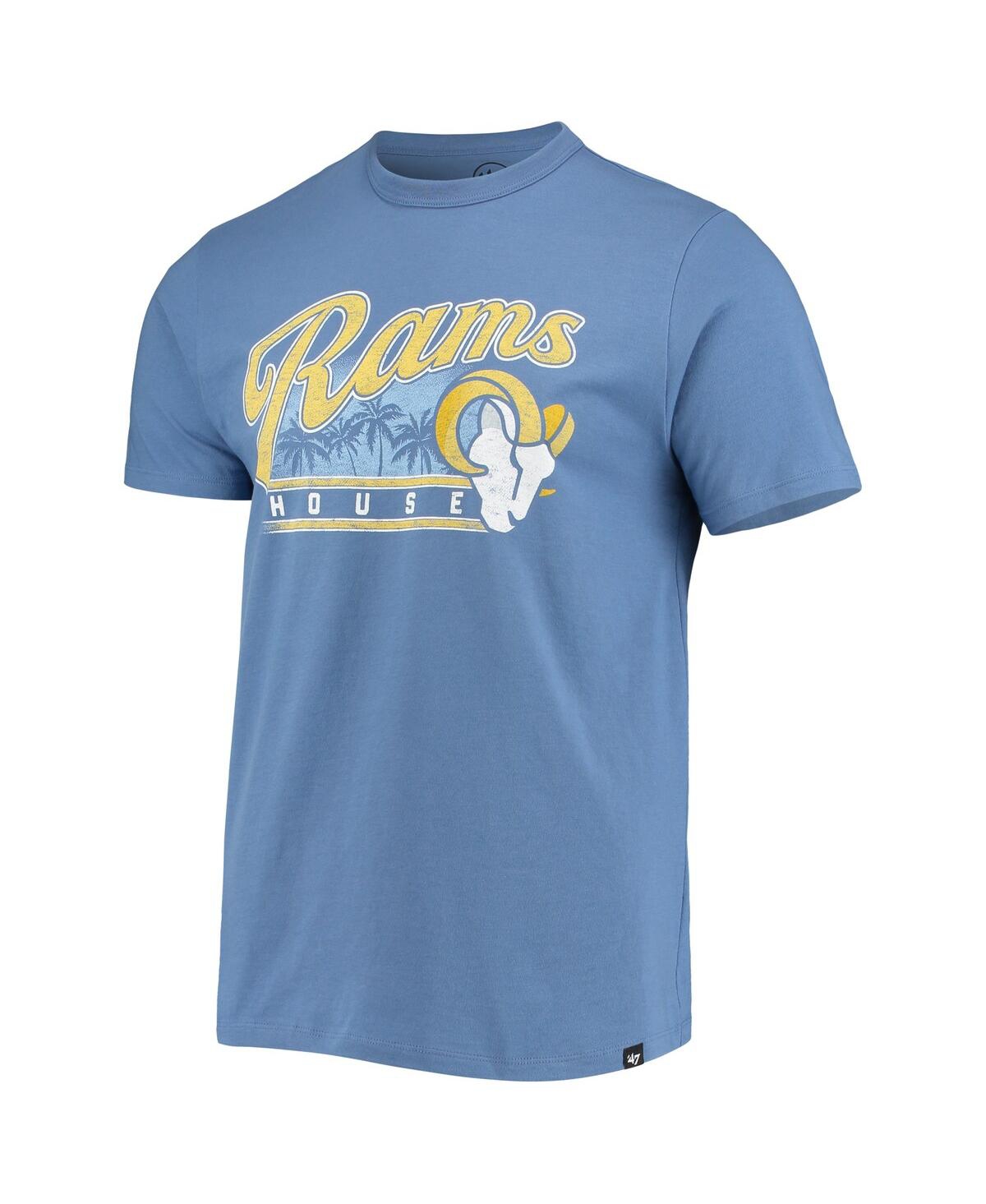 Shop 47 Brand Men's ' Royal Los Angeles Rams Team Franklin T-shirt