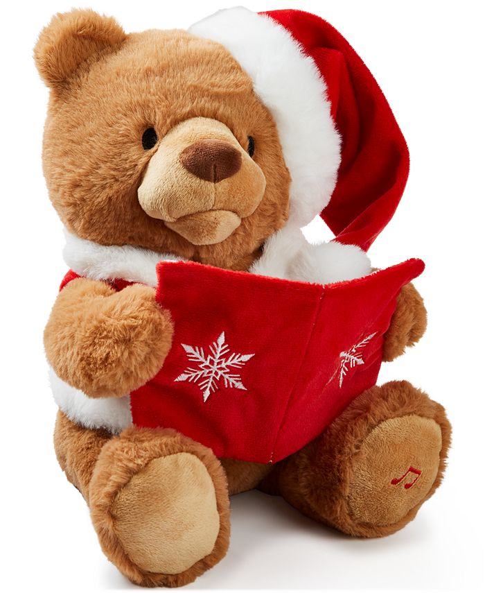 Holiday Lane Animated Plush Story-Telling Bear, Created for Macy's &  Reviews - Shop All Holiday - Home - Macy's
