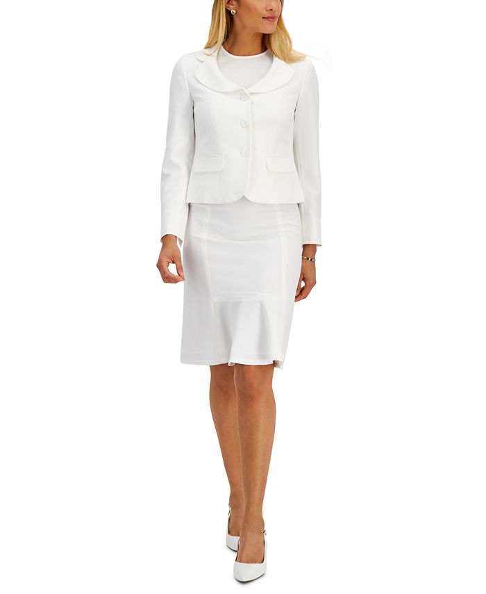 Macy's white 2025 skirt suits