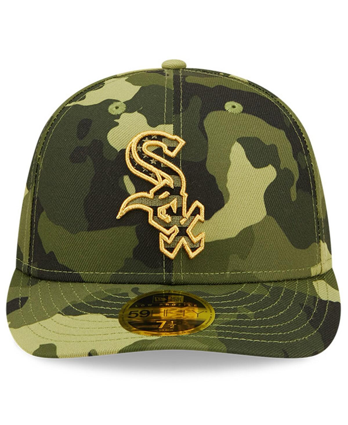 NEW ERA MEN'S NEW ERA CAMO CHICAGO WHITE SOX 2022 ARMED FORCES DAY ON-FIELD LOW PROFILE 59FIFTY HAT 