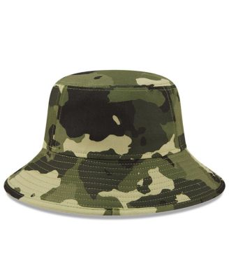 Men's Camo Boston Red Sox 2022 Armed Forces Day Bucket Hat